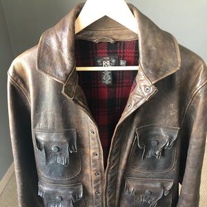 Ralph Lauren RRL leather jacket. New condition